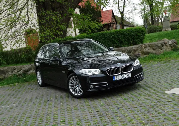 zachodniopomorskie BMW Seria 5 cena 56900 przebieg: 278000, rok produkcji 2014 z Koszalin